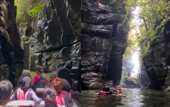 Menyusuri Keindahan Gulamo Kampar, Surga Tersembunyi yang Dijuluki Green Canyon-nya Riau