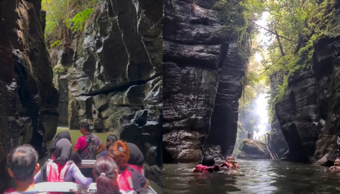 Menyusuri Keindahan Gulamo Kampar, Surga Tersembunyi yang Dijuluki Green Canyon-nya Riau