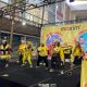 Kegiatan Zumba Akbar yang digelar Maxim di area outdoor Plaza Ramayana Dumai.