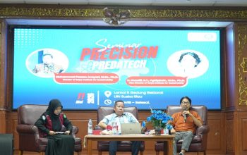 Predatech Fakultas Sains dan Teknologi UIN Suska Riau menggelar seminar nasional bertema SDGs dan GEDSI di Aula Rektorat Lantai 5 UIN Suska Riau, Selasa (12/5/2026).