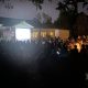Suasana Nonton Bareng (Nobar) film dokumenter Pesta Babi di lingkungan kampus Universitas Riau, Minggu (10/5/2026) malam.