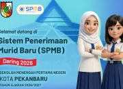 Jadwal Lengkap SPMB SMP Pekanbaru 2026, Pendaftaran Dimulai 22 Juni