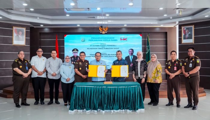 Hutama Karya Gandeng Kejati Sumbar Perkuat Kepastian Hukum Proyek Infrastruktur